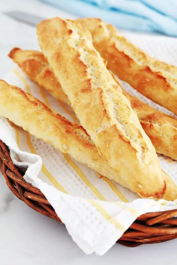 Recette de baguettes magiques sans pétrissage, facile et rapide