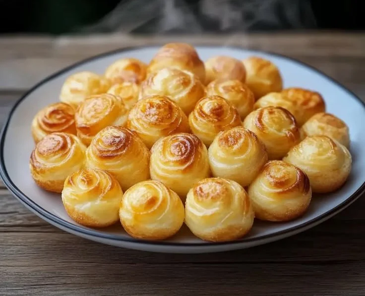 Bouchées apéritives garnies de Boursin en présentation élégante.
