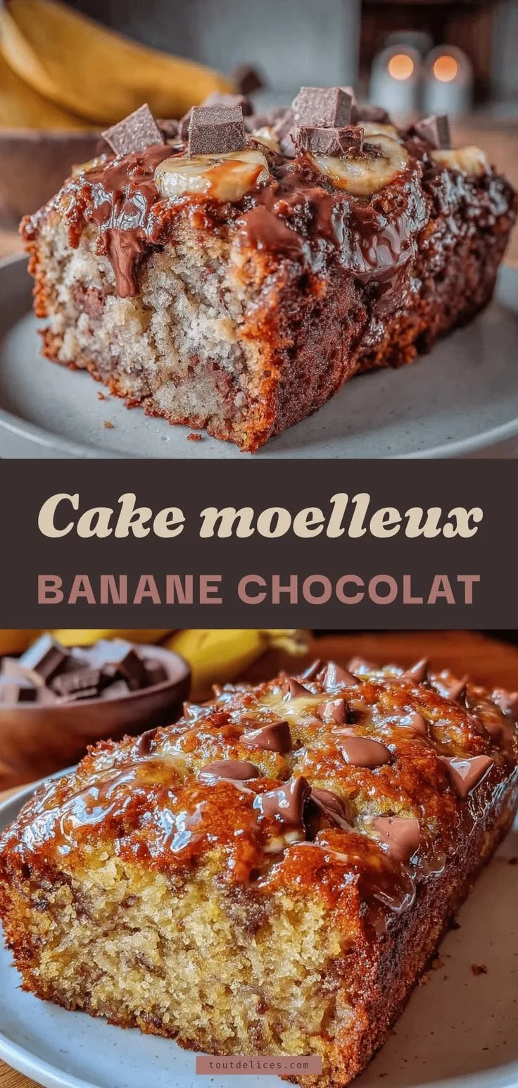 Recette de cake moelleux à la banane facile pour le goûter rapide