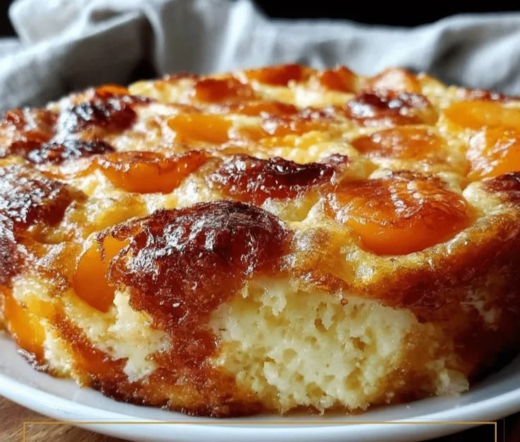 Clafoutis aux abricots ultra-fondant sans matière grasse, un dessert savoureux