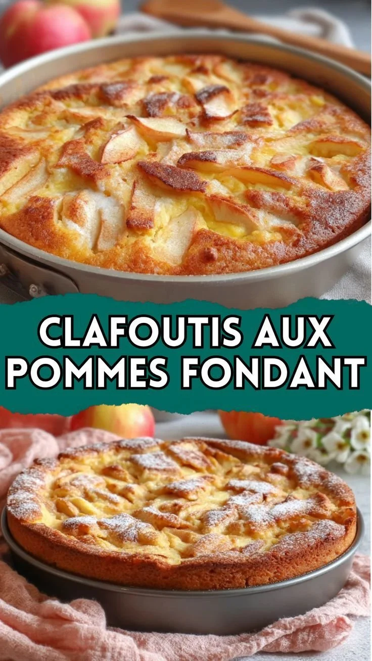 Clafoutis aux pommes fondant, un dessert réconfortant fait maison