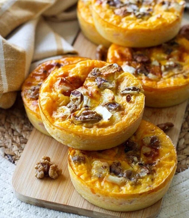 Clafoutis butternut et chèvre, un dessert savoureux et original.