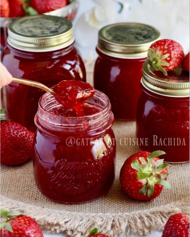 Recette de confiture de fraises maison avec des fraises fraîches
