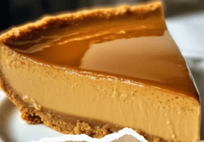 Crème dessert aux spéculoos servie dans un joli bol avec des miettes de spéculoos sur le dessus