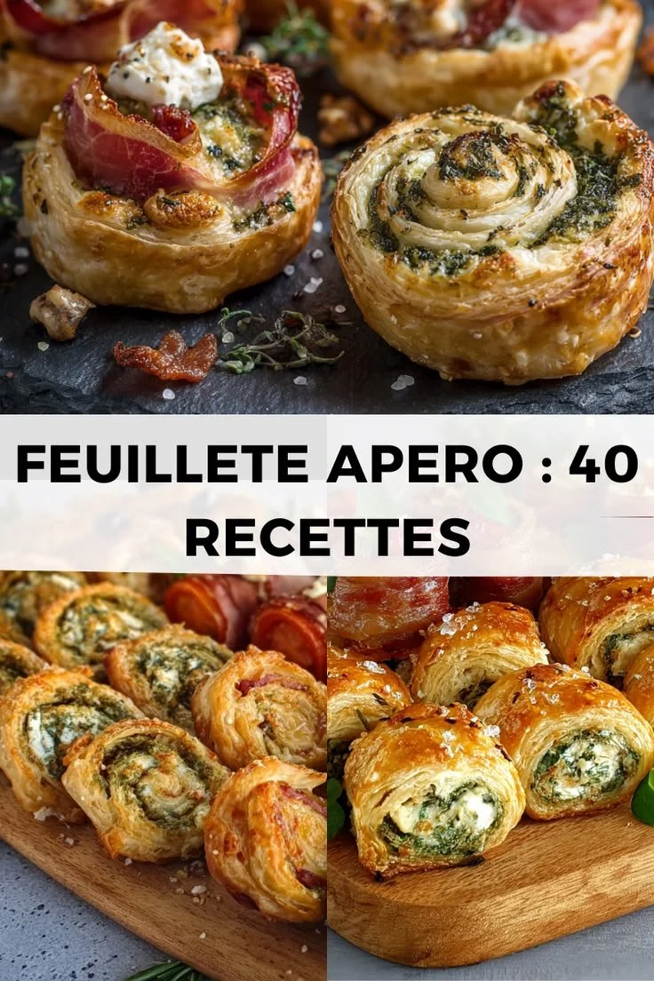 Recettes de feuilletés apéritifs pour un apéro réussi avec Apero Recettes