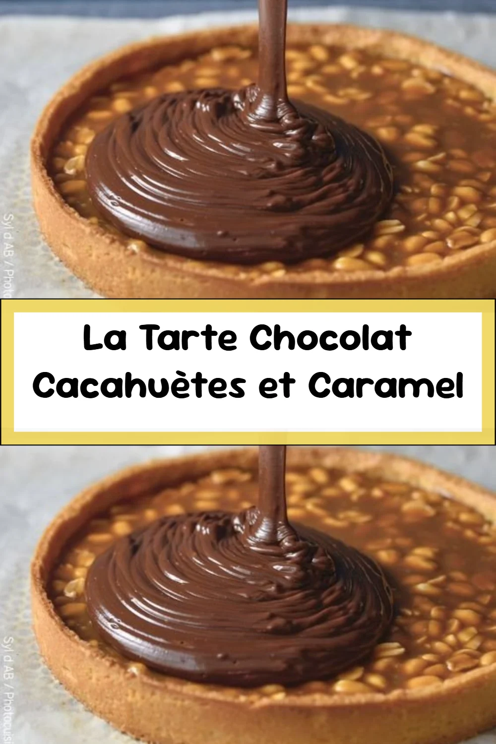La Tarte Chocolat Cacahuètes et Caramel