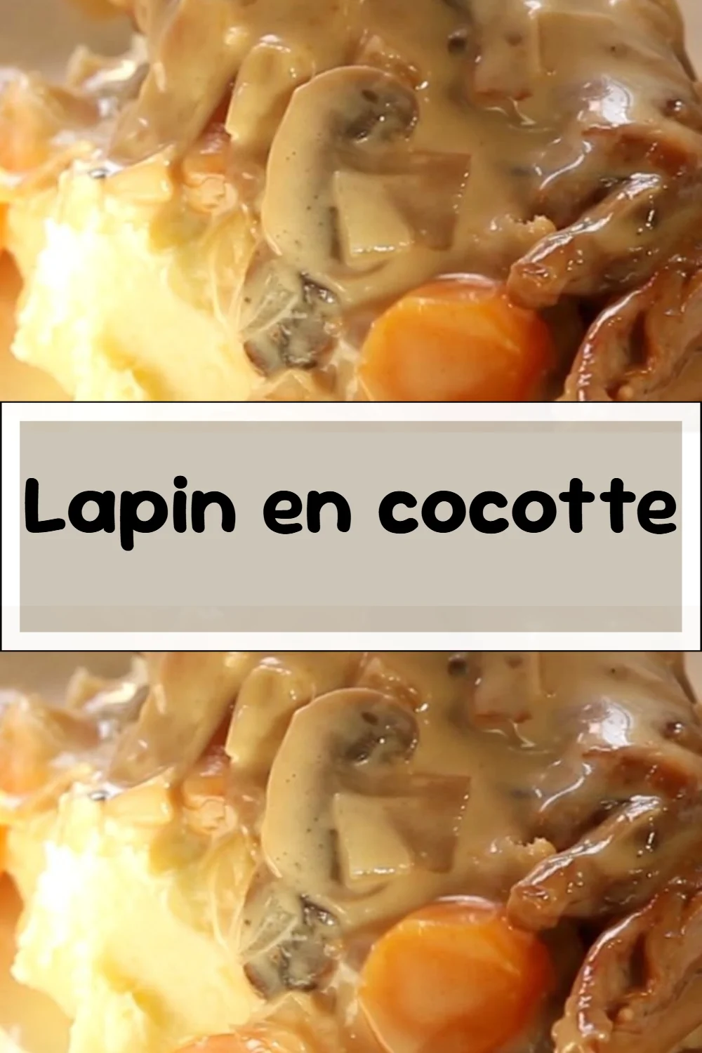 Lapin en cocotte