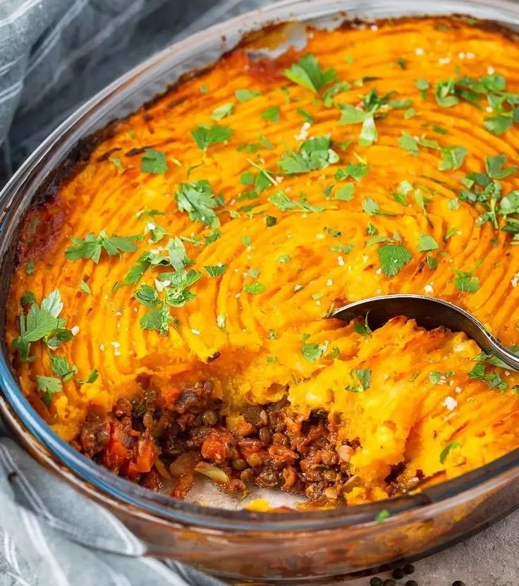 Parmentier vegan Potimarron Lentilles