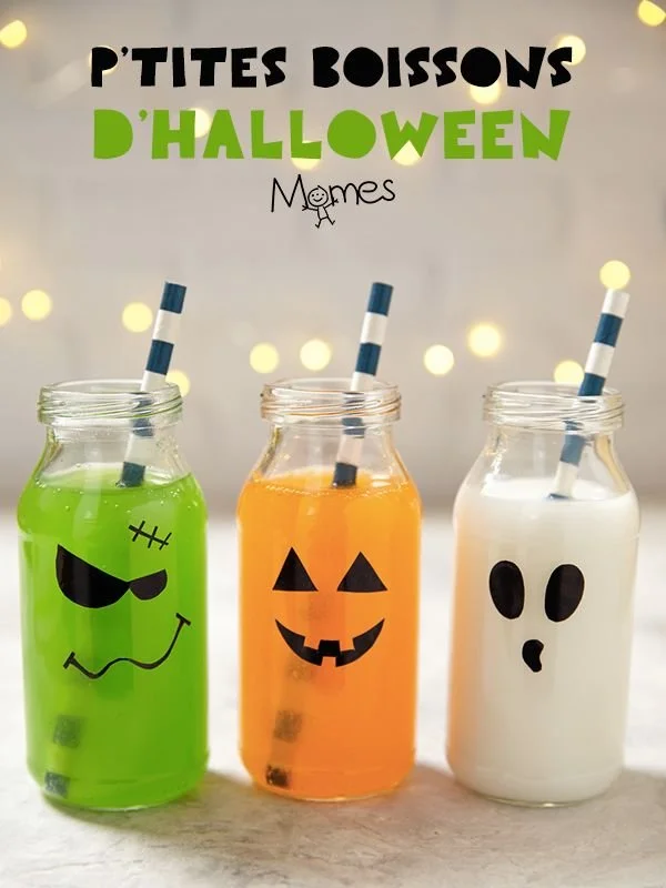 Recette de boissons d'Halloween colorées et effrayantes pour votre fête.
