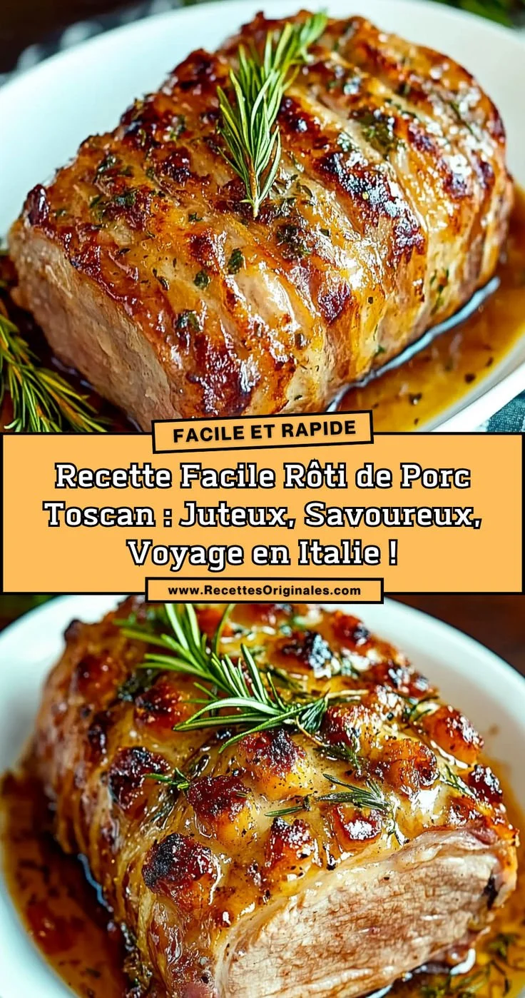 Recette facile de Rôti de Porc Toscane avec des saveurs italiennes authentiques