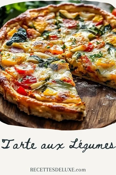 Tarte aux Légumes délicieuse et gourmande, parfaite pour un repas sain.