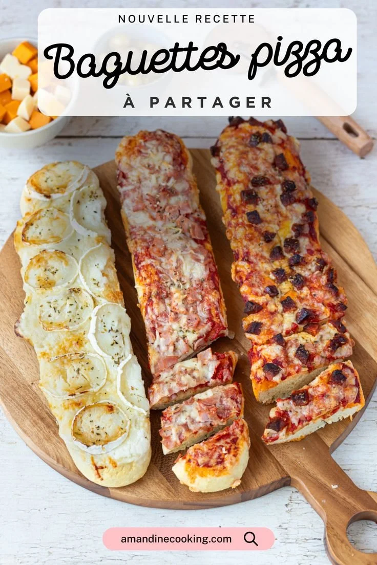 Trio de pizzas maison préparées avec une seule pâte pour un apéro convivial
