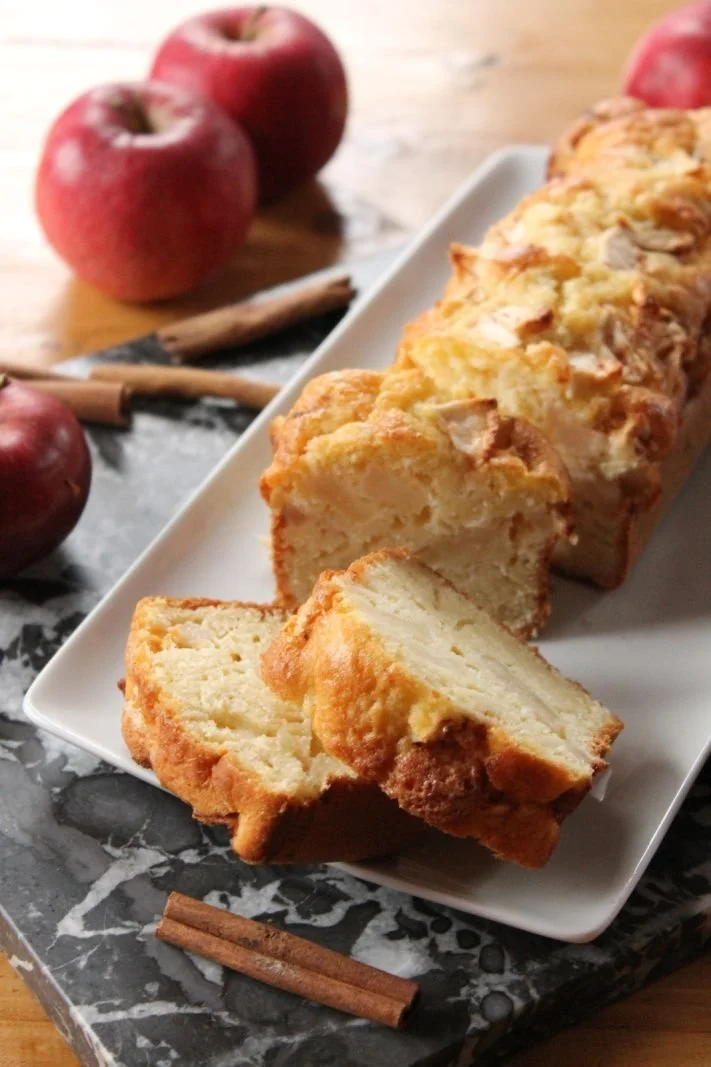 Cake Fondant Pomme-Vanille, un dessert savoureux et gourmand de Mes P'tits Biscuits Gourmands