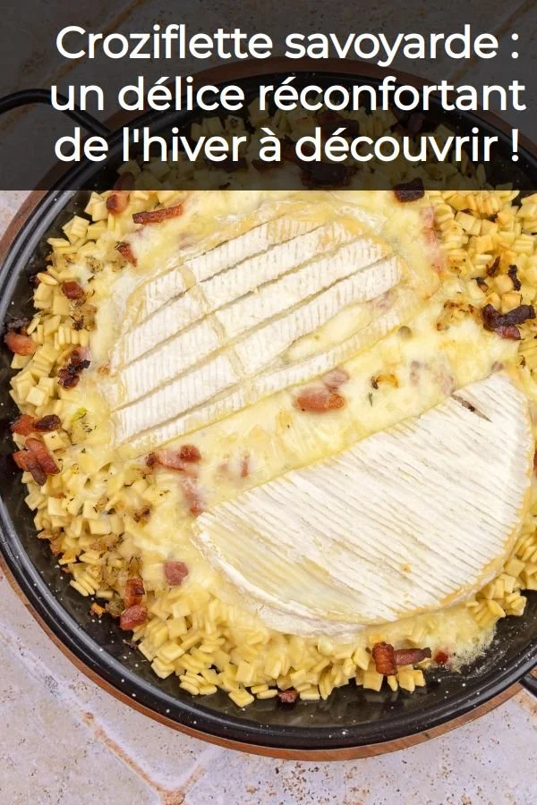 Croziflette savoyarde au fromage et lardons, un plat réconfortant d'hiver