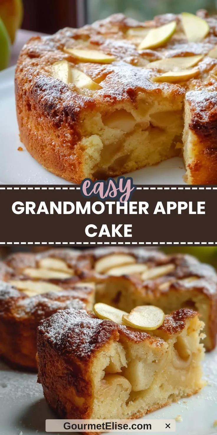 Moelleux aux pommes maison, dessert savoureux de grand-mère