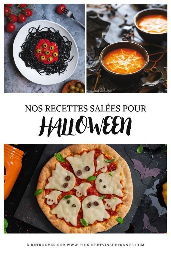 Idées de recettes salées pour Halloween