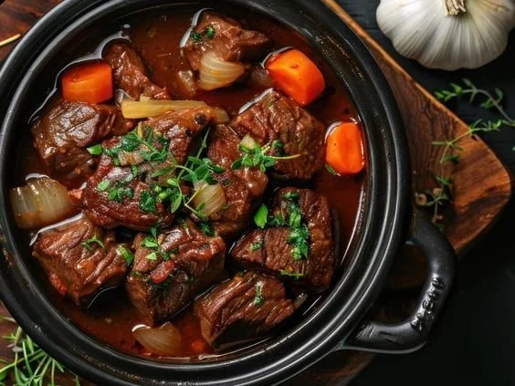 Joue de bœuf façon grand-mère : délicieuse recette réconfortante en sauce.