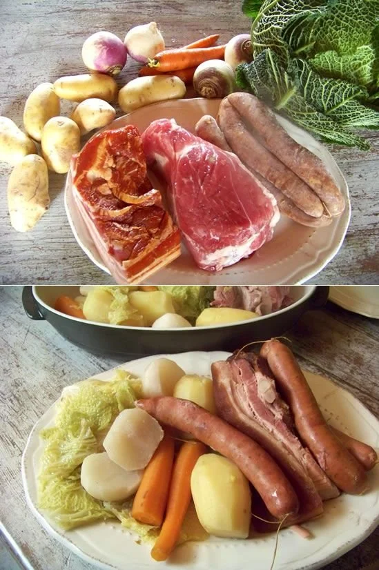 Potée lorraine, plat traditionnel aux légumes et viande de la région lorraine.