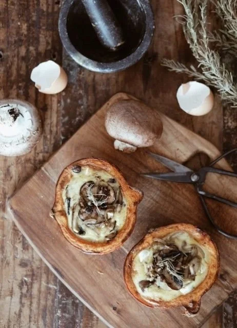 Potimarron farci au chèvre et aux champignons, un plat végétarien délicieux