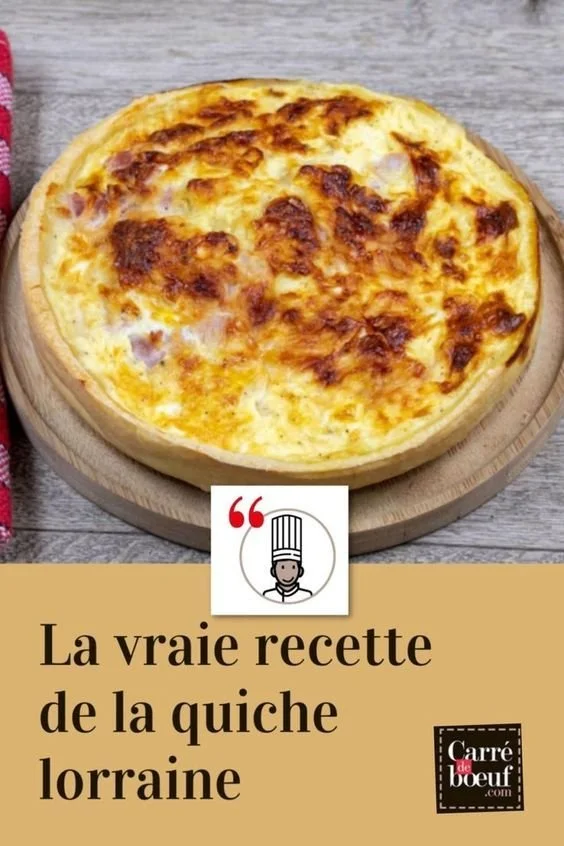 Recette facile de quiche lorraine authentique avec bacon et fromage